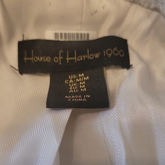 House of Harlow 1960 Textured Cream Blazer - Picture 2 of 5